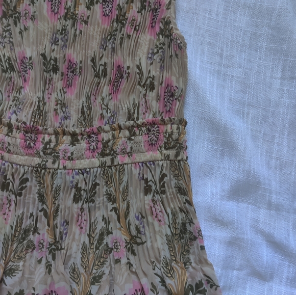 *ANTHROPOLOGIE* Tiered Pleated Floral Dress - Picture 3 of 7